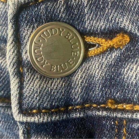 Judy Blue Cut Off Denim Shorts Style JB82103MD Size 11 - Picture 8 of 13